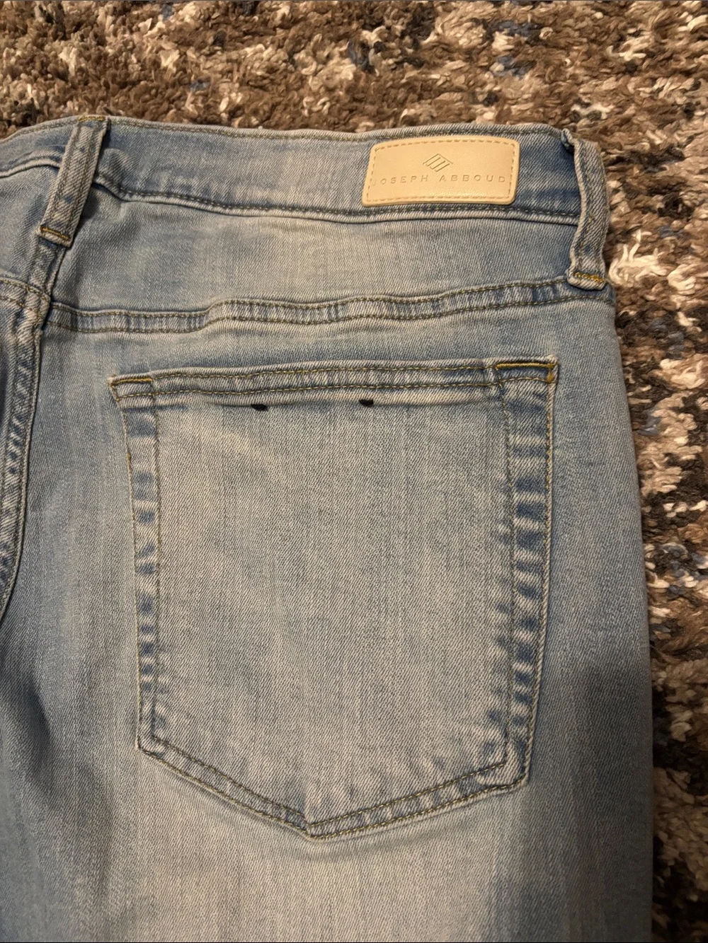 Joseph Abboud Light Blue Slim Straight Jeans